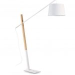 Lampada da terra Compass bianca