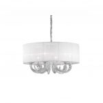 Lampadario con paralume in organza Pandora