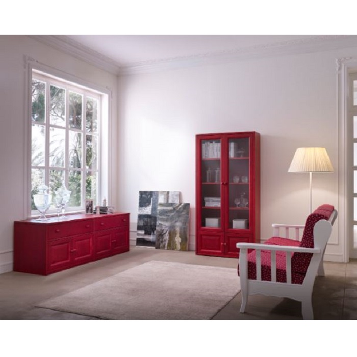 Vetrina in legno massello eco Tania room