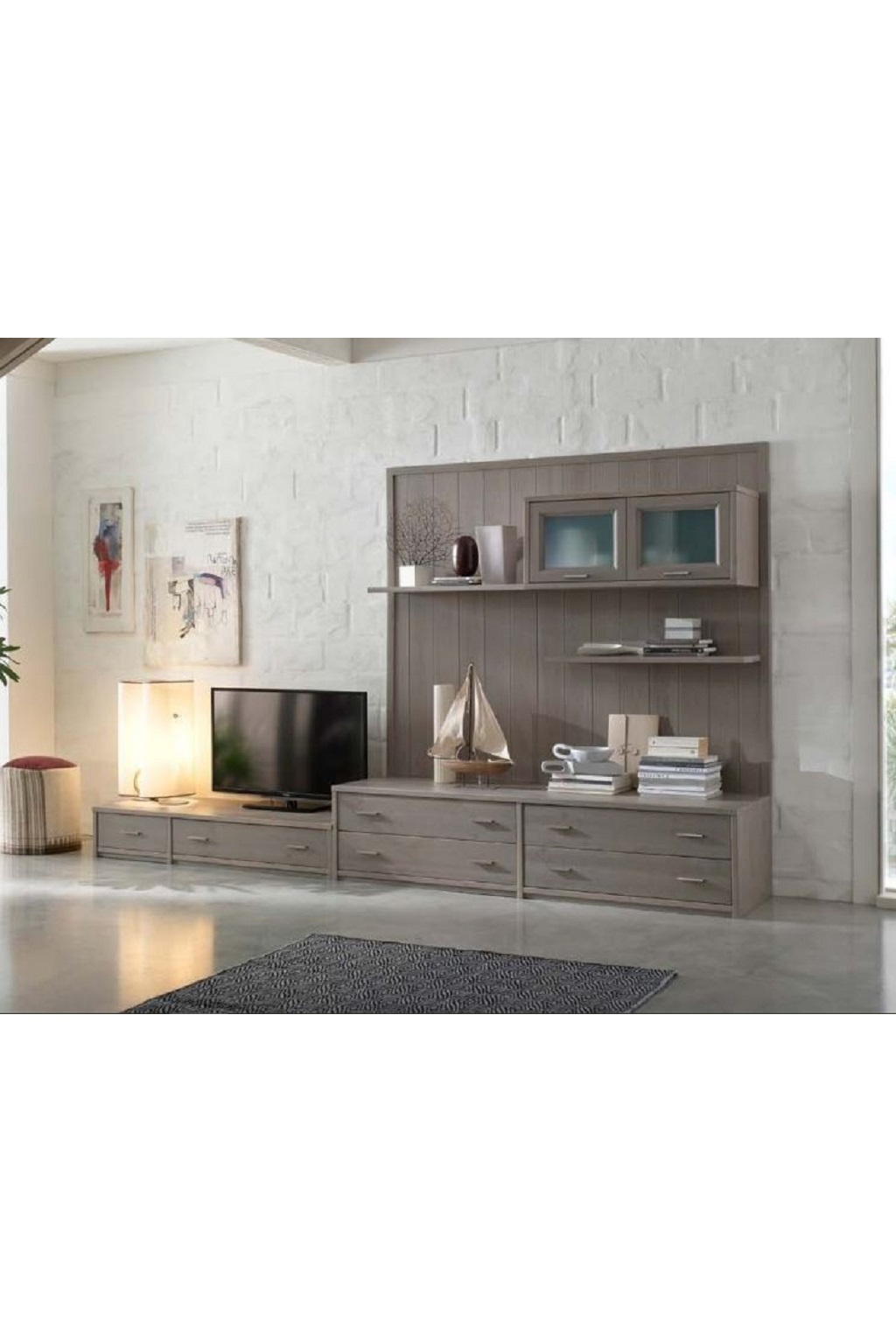 Soggiorno moderno in legno eco Dakar