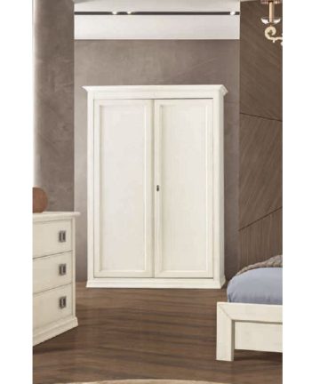 Armadio in legno di pioppo Poplar 2 ante