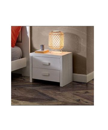 Comodino in legno di abete Fir 2cassetti