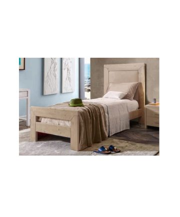 Letto singolo Fir B in legno di abete
