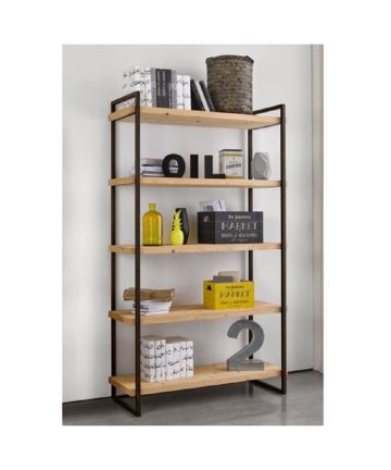 Libreria in legno di abete Timber 120