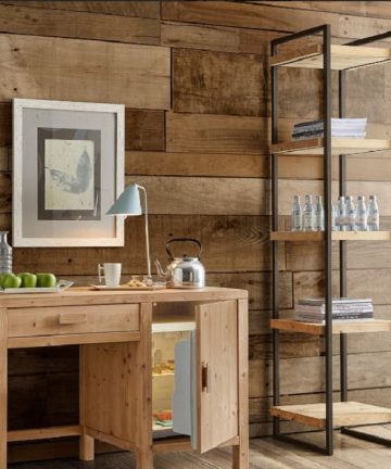 Libreria in legno di abete Timber 5 ripiani
