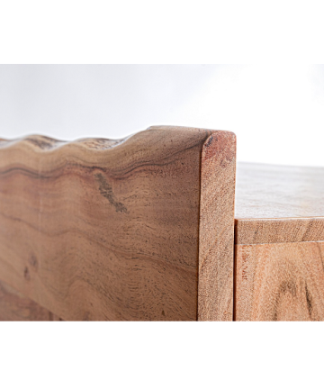 Cassettiera in legno d'acacia Nika L zoom cassetto