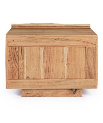 Comodini in legno di acacia Nika set 2 pezzi retro