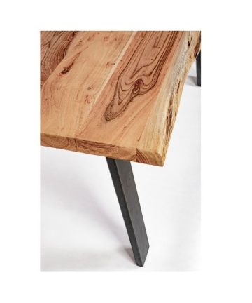 Tavolo in legno d'acacia Nika zoom angolo